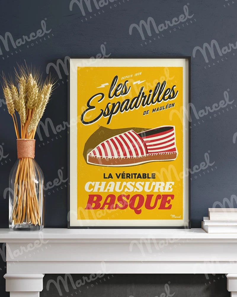 「Les Espadrilles」 フランス製ポスター マルセル(Marcel) MB34352