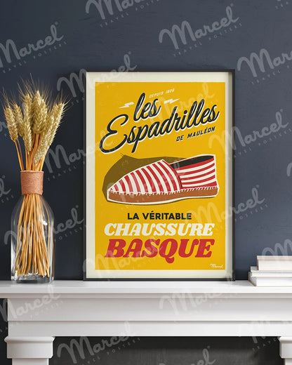 「Les Espadrilles」 フランス製ポスター マルセル(Marcel) MB34352