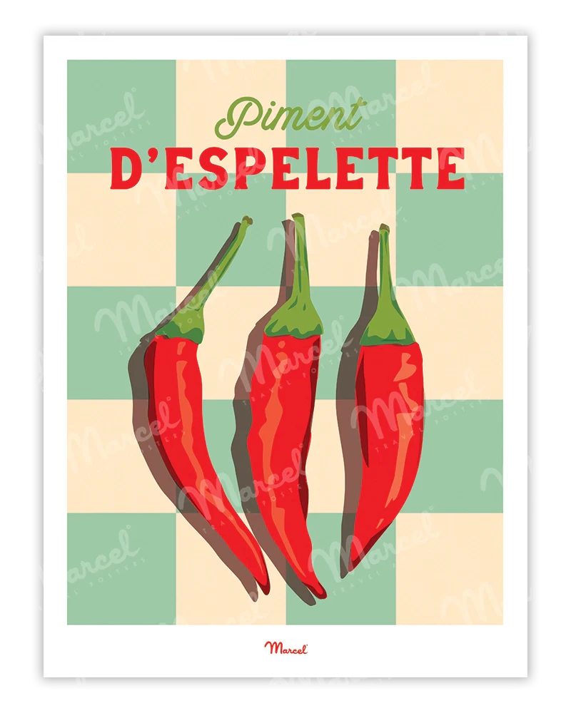「Piment d'Espelette」 フランス製ポスター マルセル(Marcel) MB34872
