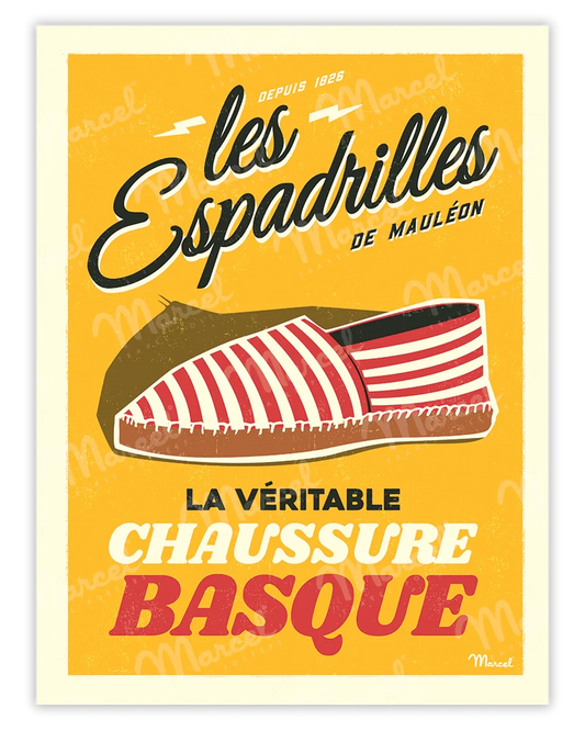 「Les Espadrilles」 フランス製ポスター マルセル(Marcel) MB34352