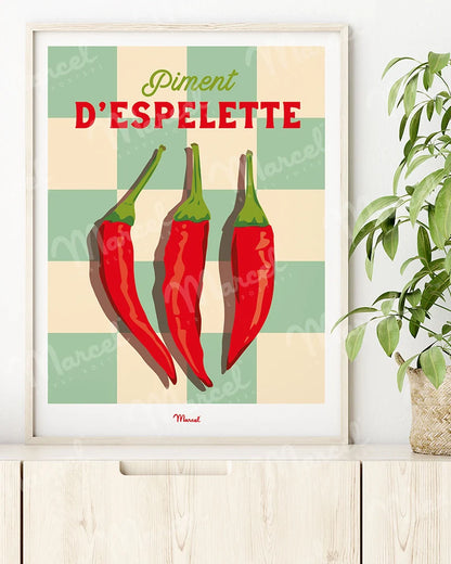「Piment d'Espelette」 フランス製ポスター マルセル(Marcel) MB34872